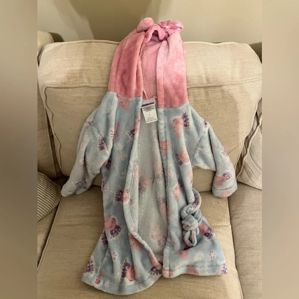 Toddler Girls Peppa Pig Robe Size 2T